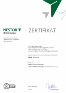 Nestor Zertifikat für Bildungsurlaub